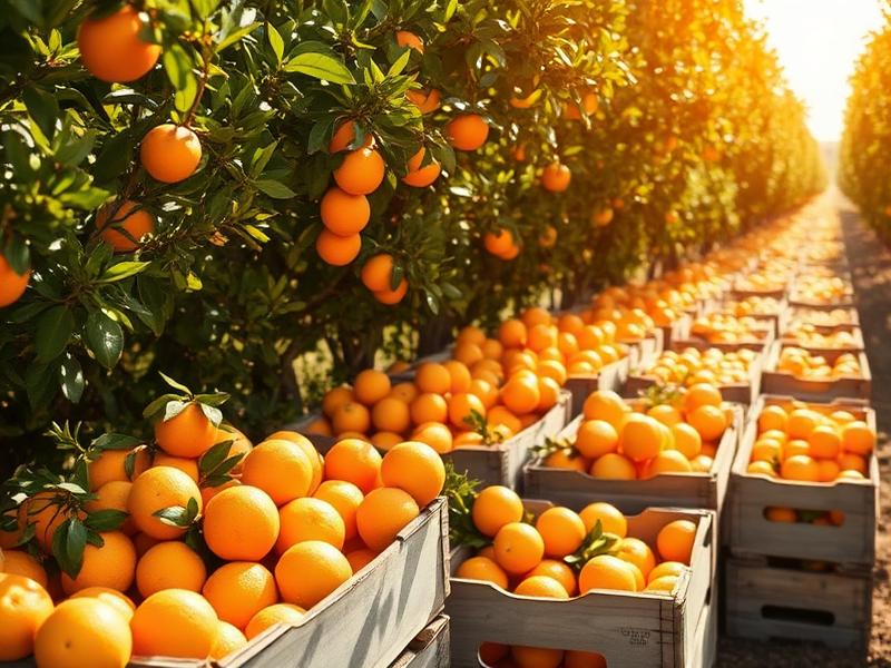 Large-scale fruit production farm